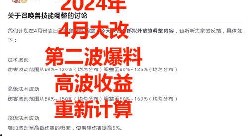 四月大改爆料最新,全新游戏体验,带你领略变革魅力 第1张 四月大改爆料最新,全新游戏体验,带你领略变革魅力 第1张
